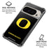 University of Oregon Ducks Black Gradient Pixel 9/9 Pro Clear Case